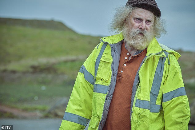 David Threlfall, 70, looks completely unrecognizable in upcoming ITV drama series Passenger with a scruffy white beard and haircut