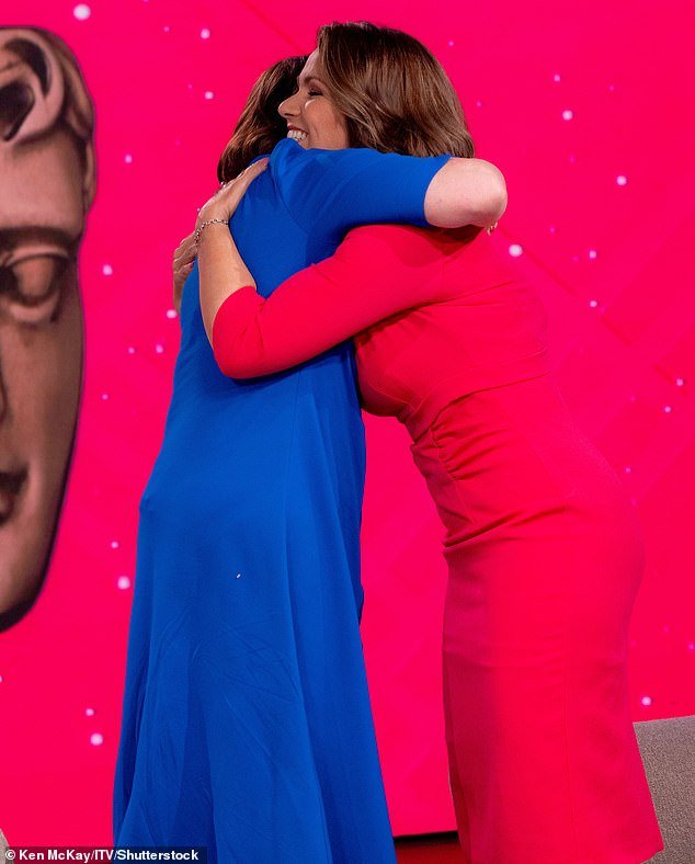 The presenter was surprised by Good Morning Britain presenter Susanna Reid, who interrupted the show to present her with the award in recognition of a 40-year career in broadcasting.