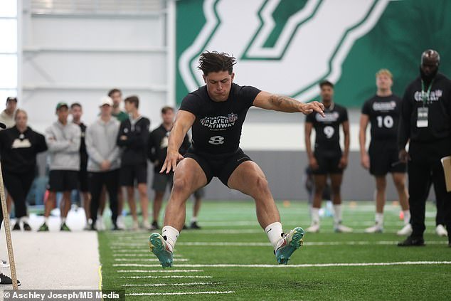 He participated in an International Pathways Players Pro Day, at the University of South Florida