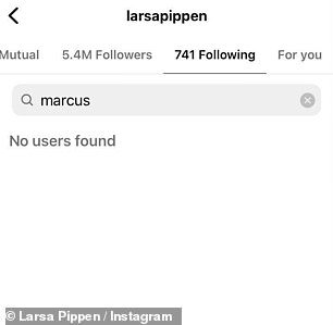 Larsa no longer follows him