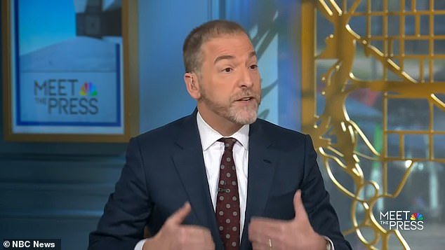 McDaniel's reported ouster comes after NBC analyst Chuck Todd (pictured) went on a tirade over her hiring for his show, Meet the Press