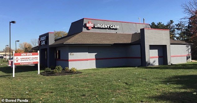Some medical attention?  An old Pizza Hut building in Los Angeles was converted into an urgent care center
