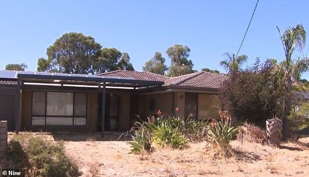 The Perth grandmother used the mortgage on her house (pictured) to pay for the scam