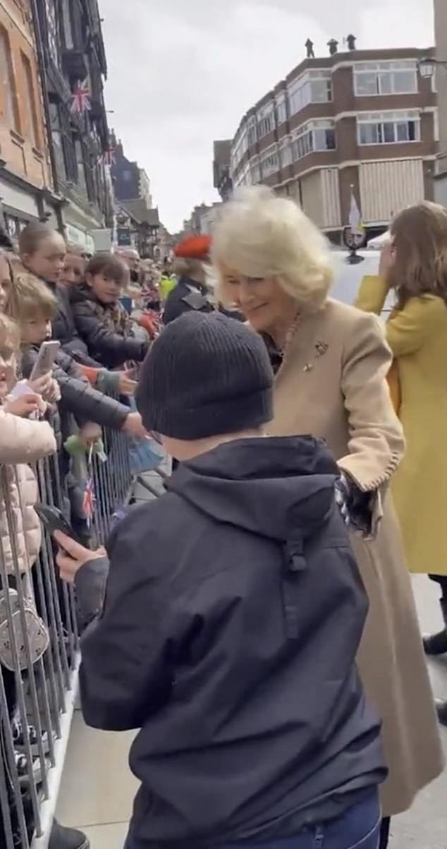 The sweet moment when Charlie asks the Queen for a selfie, which she obliges