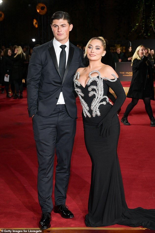 It comes just four months after the social media star and the sportsman made their first red carpet appearance together at the world premiere of The Hunger Games in November