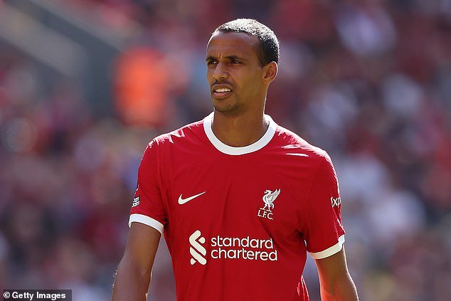 Joel Matip is also training alone but is unlikely to play for Liverpool again this season
