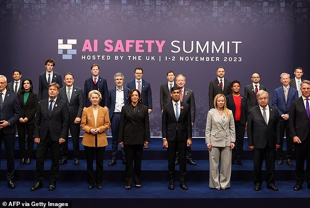 US Vice President Kamala Harris attended the UK Artificial Intelligence (AI) Safety Summit in London in November