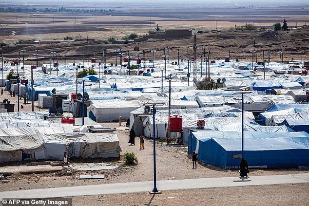 The Roj camp is home to an estimated 60 British people, with a total of around 2,600 prisoners