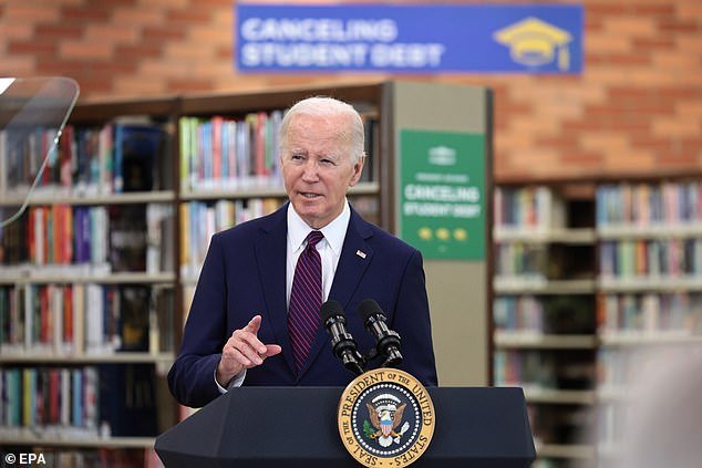 Biden spoke in California in February after the White House announced the cancellation of $1.2 billion in student loans under the SAVE plan