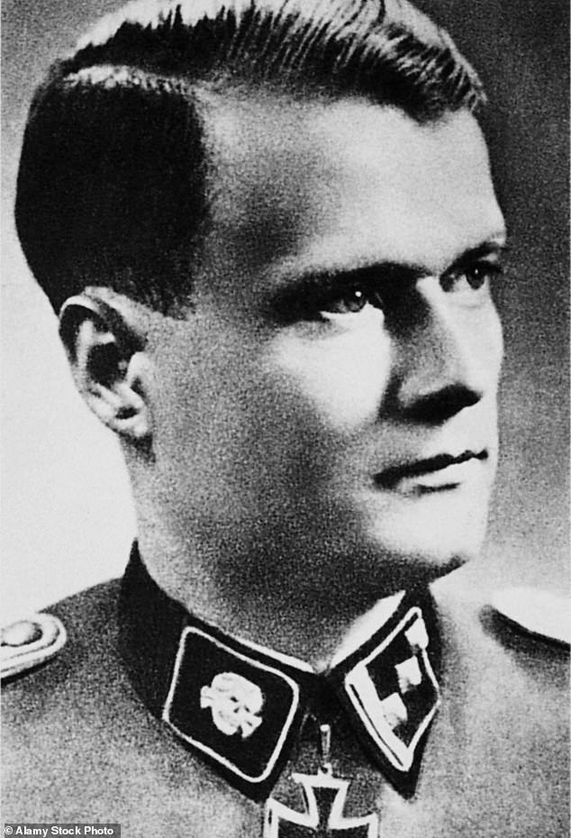 The Totenkopf, worn by SS officer Walter Reder (photo), has been adopted by white supremacist groups since World War II