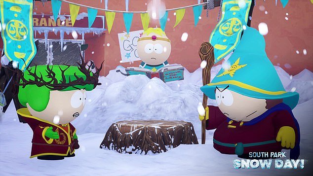Once again, you're the legendary New Kid in town, playing a pretend game with all your sweary friends, including the sweariest of them all, Eric Cartman (right)