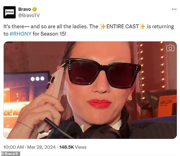 Despite previously being hesitant to return to the reality show, Bravo shared a teaser for the new season on Thursday, revealing that all of the cast members from season 14 will be back