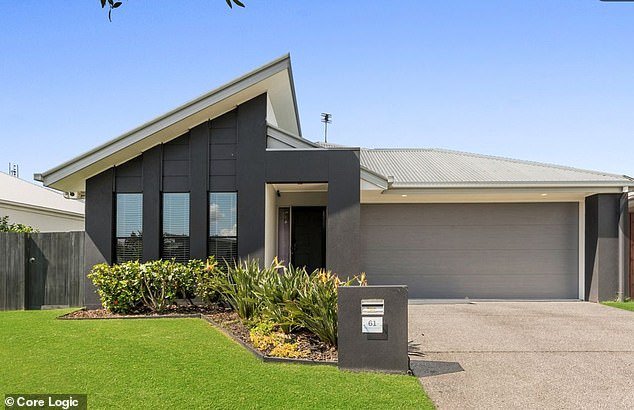 Mr Bampton paid the remaining $505,000 for a four-bedroom house in Mountain Creek, on the Sunshine Coast (pictured), to own jointly with his son