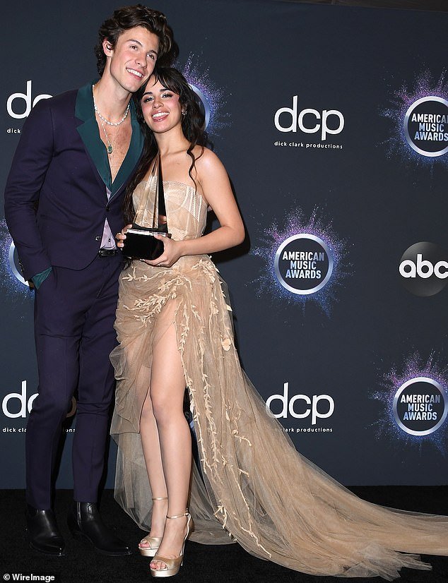 Last year, Camila made headlines for rekindling her public relationship with Shawn Mendes - but six weeks later, news of their split leaked;  in the photo in 2019