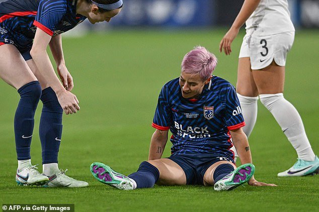 Albert, who wears the No. 15 that Rapinoe wore with the USWNT, previously liked an Instagram post mocking the midfielder for an injury she suffered in the final match of her career in 2023