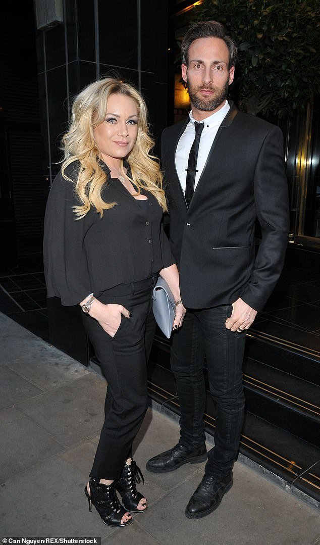 Rita Simons revealed she suffered from deep depression following her divorce from husband of 14 years Theo Silveston.  Both pictured in 2017