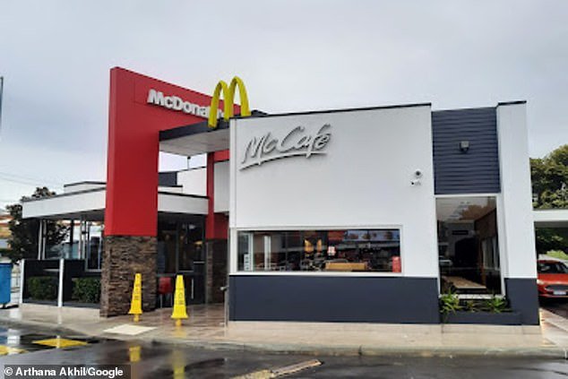 Pictured is the McDonald's store in the Maylands suburb of Perth, Western Australia