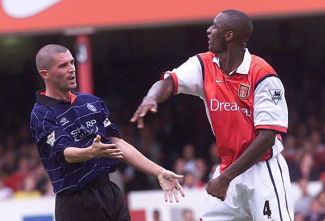 Keane and Vieira were known for their failures while playing for Arsenal and United