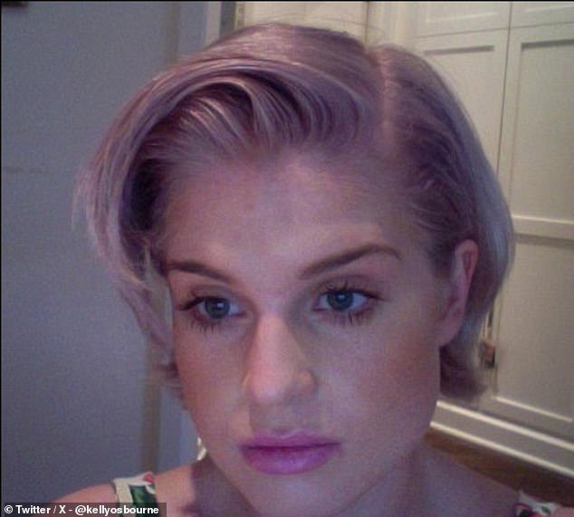 Kelly first went lilac in 2010, after previously rocking red, black, and red and black hair