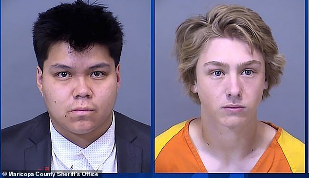 Treston Biley (left) and Talyn Vigil (right) have also been charged in Preston's murder