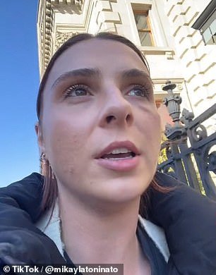 In a video that has been viewed 7.4 million times, TikTokker Mikayla Toninato revealed she was punched in the face while walking home from class