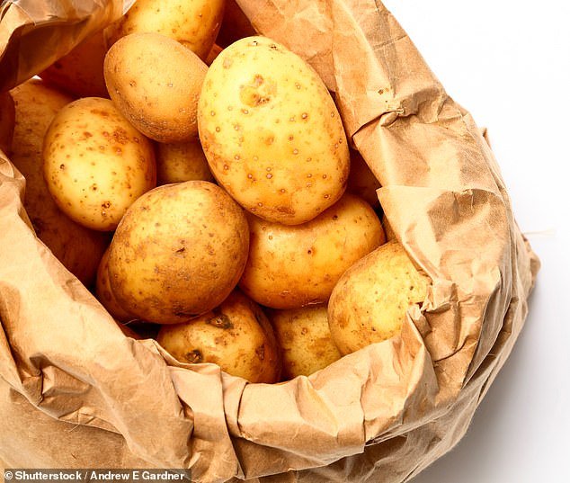 The Maris Piper (photo) is the perfect potato for roasting thanks to its higher amylose content