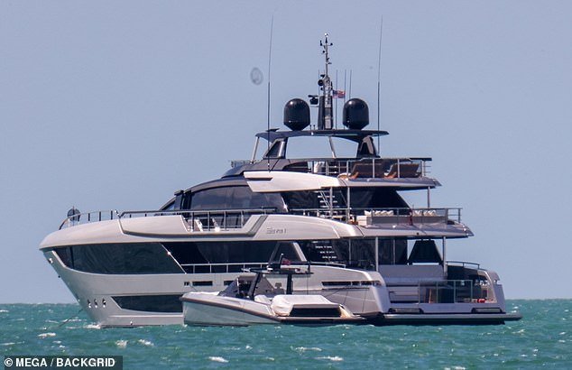 The famous family took advantage of the Easter holidays to spend time with their lavish new purchase
