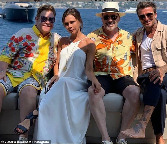 Beckham was apparently inspired to purchase his first boat by his maritime excursions with close friends Sir Elton John and David Furnish - who often holiday at sea