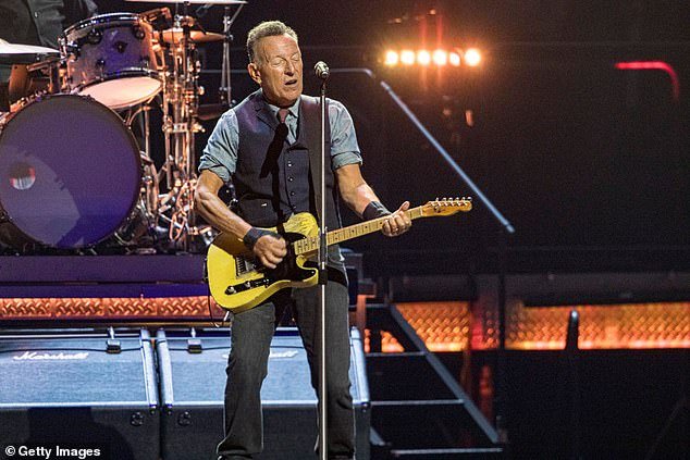 Springsteen (photo) performed in Sin City, the place where Kelce and the Chiefs won the Super Bowl
