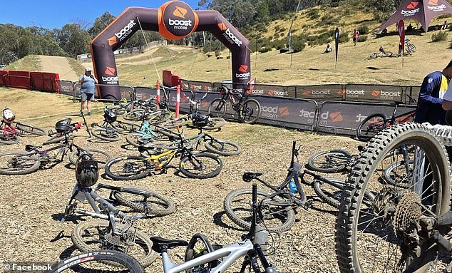 Barker College riders had their points stripped at the recent Australian Mountain Biking Interschools event (above) at Thredbo ski resort