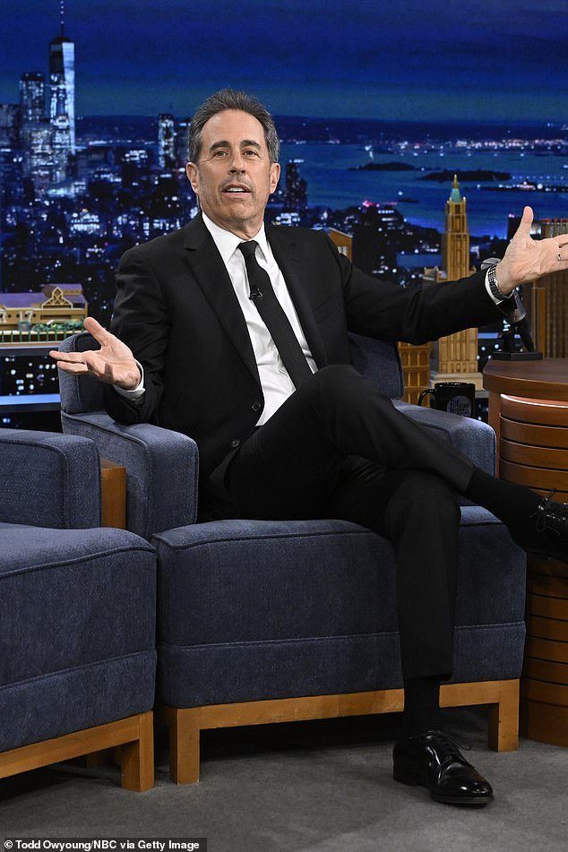 Speaking about the Jimmy Fallon movie, Jerry joked that Hugh was 
