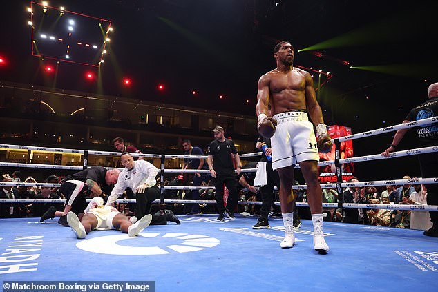 Anthony Joshua dispatched Ngannou in two rounds in Riyadh earlier this month