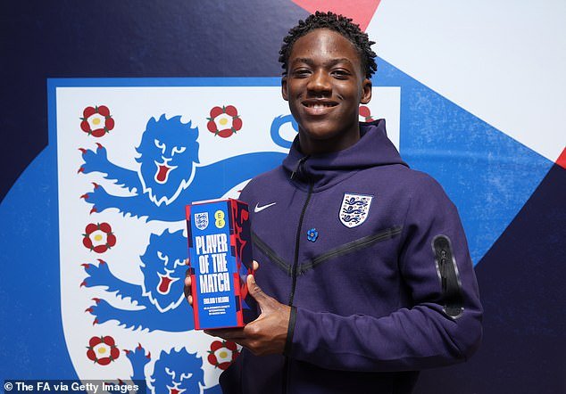 The English midfielder was named man-of-the-match against Belgium on Tuesday evening