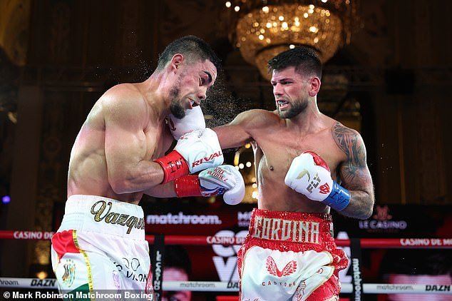 Meanwhile, Joe Cordina (right) will defend his IBF super-featherweight title in a home bout against Irishman Anthony Cacace