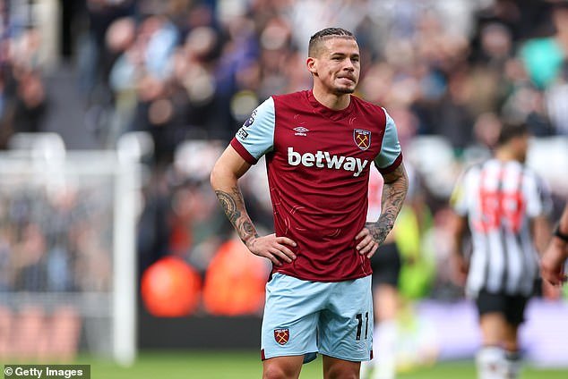 It was another nightmare performance from the bench for Kalvin Phillips as West Ham crumbled in the second half