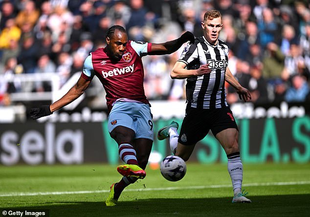 Michail Antonio was a threat throughout and was clinical in delivering West Ham's equalizer