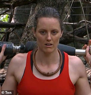 The Paralympian has shown off her youthful face and natural beauty in the jungle