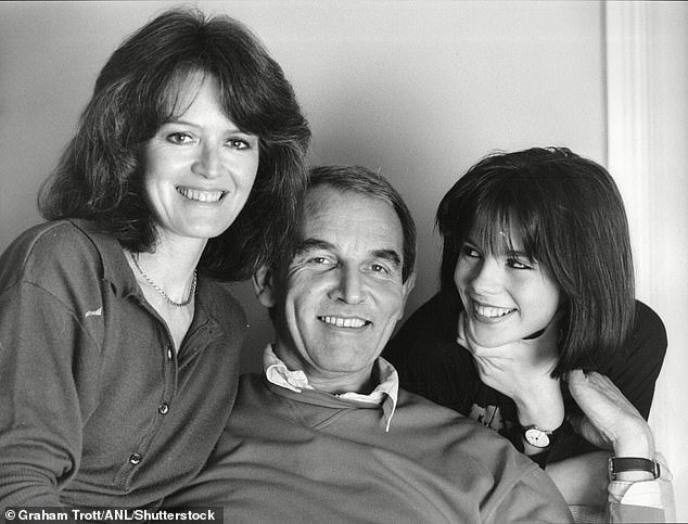 Kate's actress mother, Judy, married Roy in 1997, 18 years after Kate's father, Porridge star Richard Beckinsale, died (pictured in 1986)
