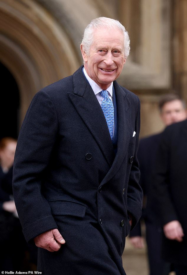 King Charles attended the service, marking his first major public appearance since he was diagnosed with cancer in February