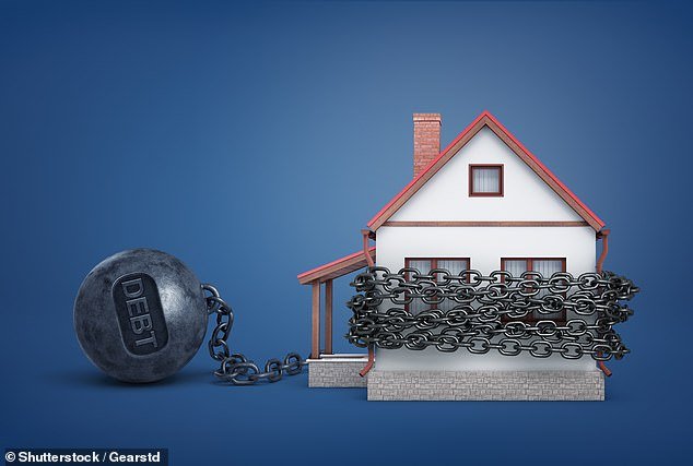 Locked up: Homeowners typically spend the majority of their income on their mortgage