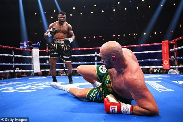 Tyson Fury was knocked out by Francis Ngannou when the pair met in Saudi Arabia in October