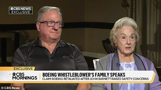 Barnett's mother, Boeing whistleblower mother Vicky Stokes and brother Rodney Barnett spoke to CBS on Thursday and gave their side of the story