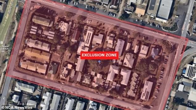 An exclusion zone has been declared in Bungalow, Cairns.  Photo: Queensland Police