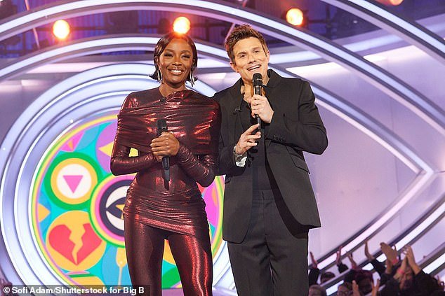Celebrity Big Brother end date was revealed on Wednesday (hosts AJ Odudu and Will Best seen)
