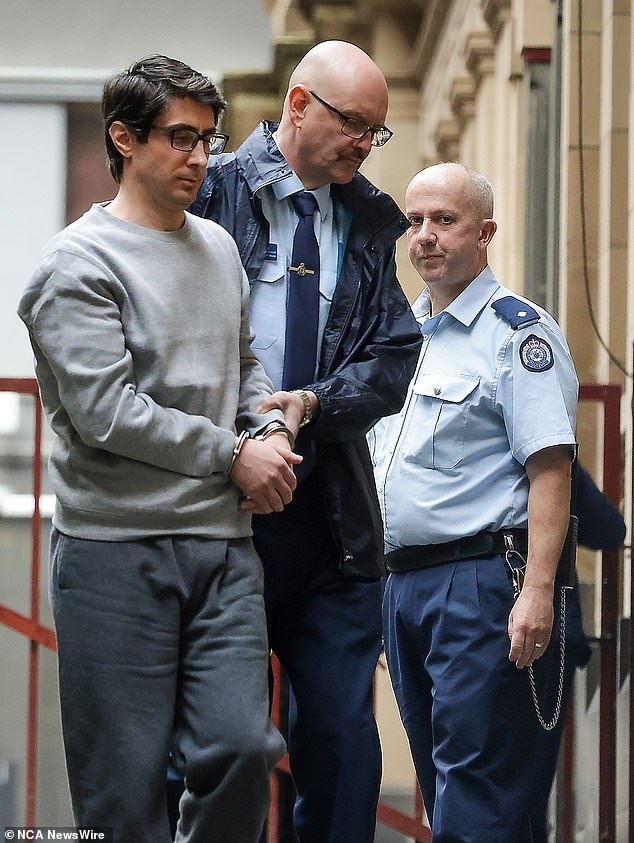 Sako (pictured in handcuffs) avoided a life sentence on February 29 after being found to have serious mental disorders that impaired his judgment