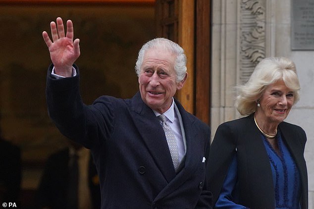 King Charles and Queen Camilla stopped by Kate's London Clinic bedside on January 26