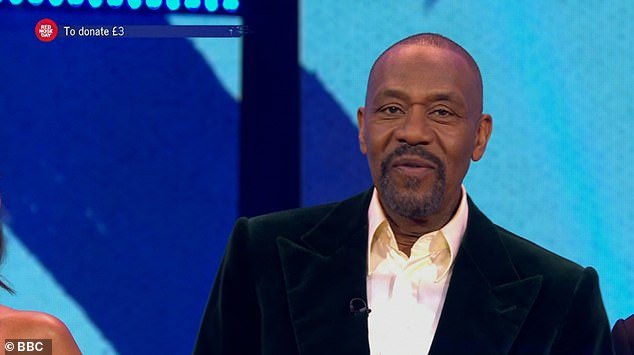 Sir Lenny Henry was left emotional as he described his 39 years as presenter of Comic Relief as an 'honour and a privilege' as he presented the show for the final time on Friday evening.