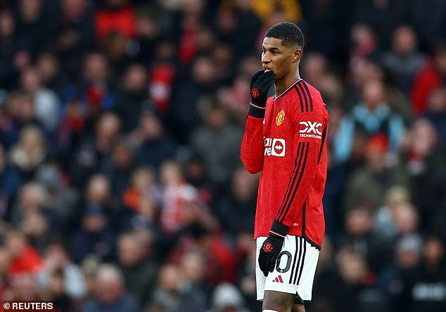 Marcus Rashford currently lacks confidence in himself and in Manchester United