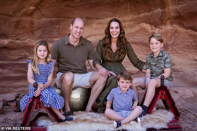 Following her cancer diagnosis, Kate's first concern will be for her young family: George, ten, Charlotte, eight, and Louis, five.