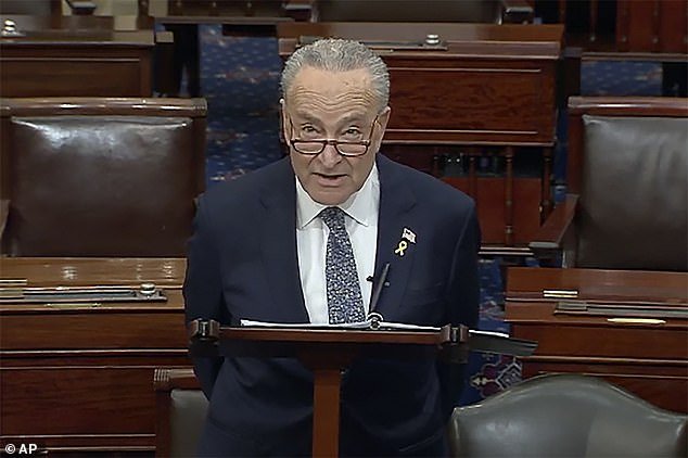 Democratic Senator Chuck Schumer has called for elections and new leadership in Israel because Benjamin Netanyahu is an 'obstacle to peace' in some of the most scathing US criticism since the October 7 Hamas attack